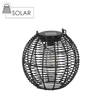 SOLAR LANTERN BLACK 19 CM LED