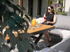 6 PCS ALU TEAK SOFA SET