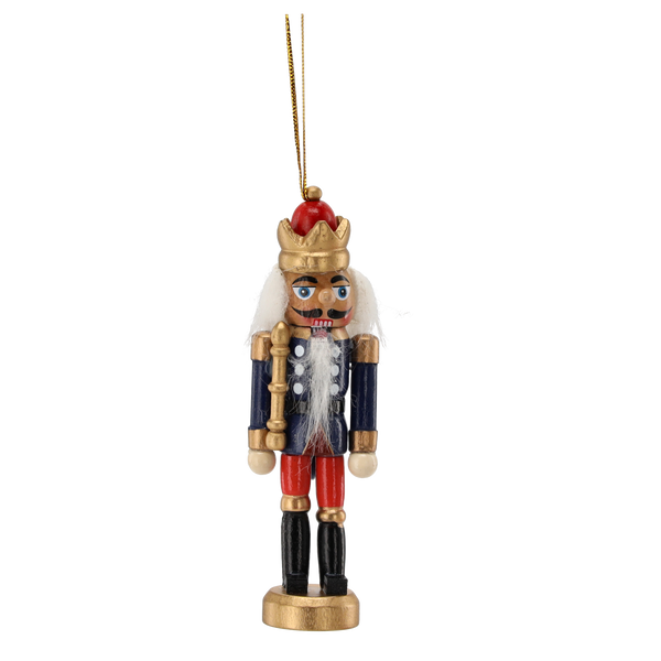 KPL. 3 VÁNOČNÍCH DEKORACÍ DŘEVĚNÝ VOJÁČEK VÝŠ. 13CM balení=12ks *3799