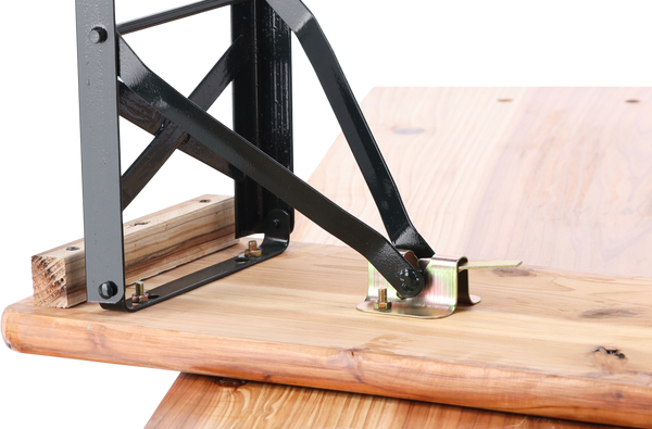 ZESTAW BIESIADNY - STÓŁ 117 x 56 x 76 CM + 2 ŁAWKI 117 x 25 x 46 CM