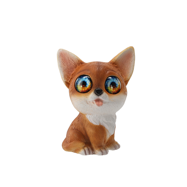 GARDEN FIGURINE - LED FOX 20,5 x 21 x 28,5 CM