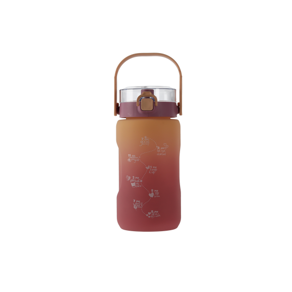 WATER BOTTLE 1500 ML GREEN OMBRE