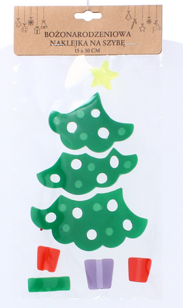 CHRISTMAS WINDOW STICKER 15 x 30 CM