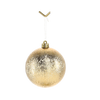 SET OF 6 BAUBLES 8 CM RED/GOLD/SILVER