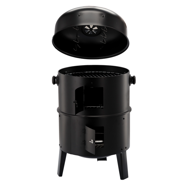 MULTIFUNCTIONAL 3 IN 1 BBQ/SMOKER/FIRE PIT 44 x 53 x 80 CM