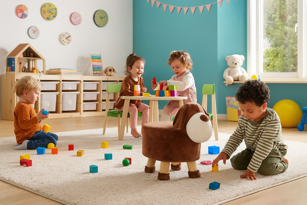 POUFF DOG 28 x 25 CM