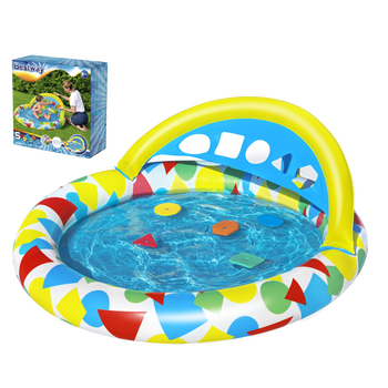 BASENIK OGRODOWY Z DASZKIEM SPLASH I LEARN 120 X 117 X 46 CM *3906