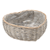 WICKER HEART COVER 32 X 34 X 13 CM