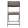 FOLDING GARDEN CHAIR 55 X 46 X 81 CM BROWN