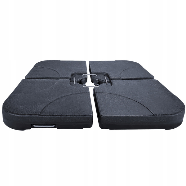 PODSTAWA DO PARASOLA 50 x 50 x 7.5 CM 4 ELEMENTOWA CZARNA *5013