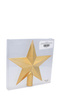 HVEZDA NA VIANOČNÝ STROMČEK 20 CM ČERVENÁ/ZLATÁ/STRIEBORNÁ *2107