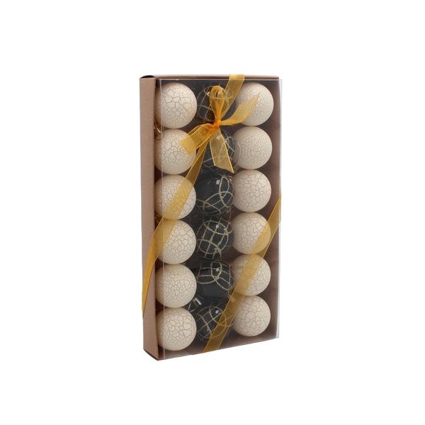 Set de 18 globuri de Crăciun de 4 cm *5447