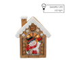 FIGURKA BOŻONAR. - DOMEK Z BAŁWANEM 28 X 10 X 33 CM LED *0943