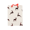 CHRISTMAS GIFT BAG REINDEERS 18 x 24 x 8 CM