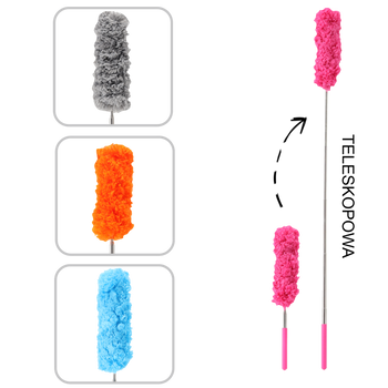 TELESCOPIC DUSTER 38 - 85 CM MIXED COLORS