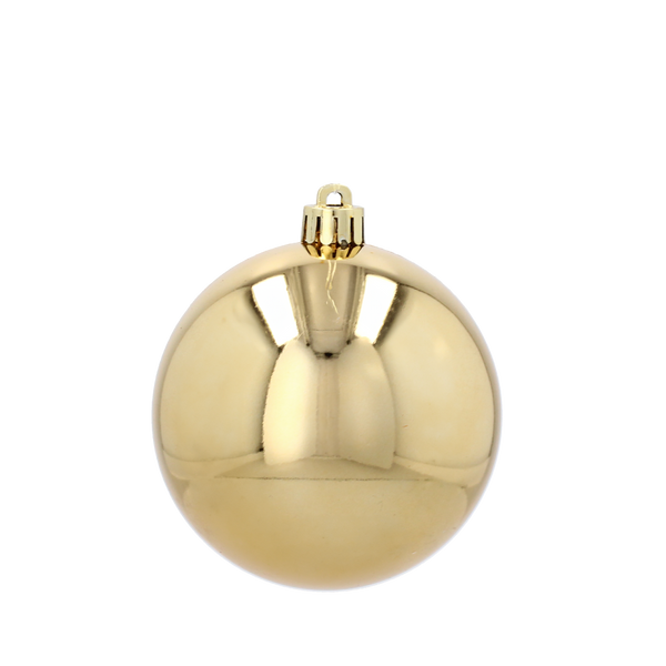 SET OF 4 BAUBLES 8 CM RED/GOLD/SILVER