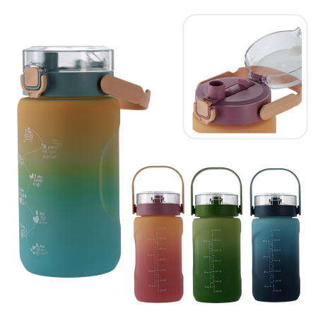 BUTELKA 1500 ML NA WODĘ MIX KOLOR *6478