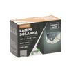 LAMPA SOLARNA 13,5 x 5,5 x 9,7 CM KINKIET Z CZUJNIKIEM RUCHU 100 LED ZIMNY BIAŁY  *6124