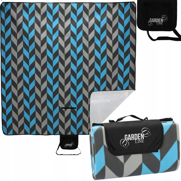 PICNIC BLANKET 200x200 CM HERRINGBONE