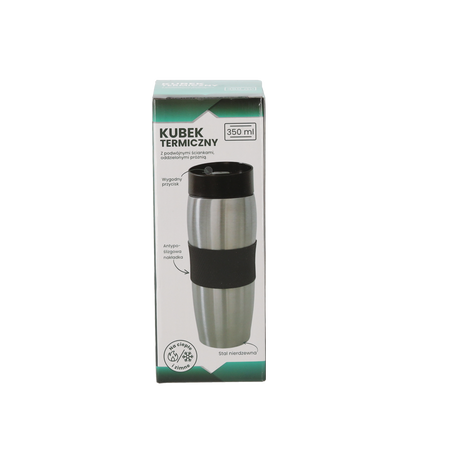TERMOSKA 350 ML TURISTICKÁ S PROTIŠMYKOVÝM NÁSLONOM *4766
