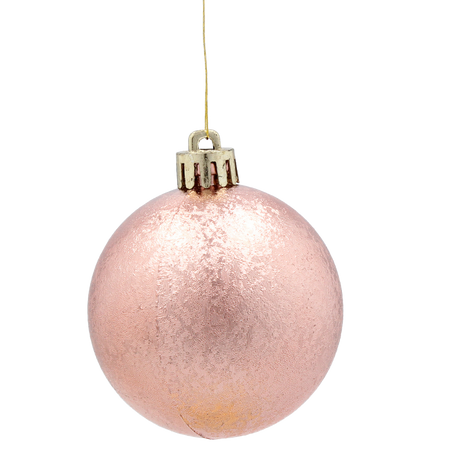 SET OF 30 BAUBLES 6 CM OLIVE/COPPER/GRAPHITE