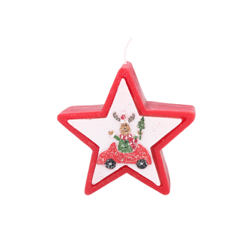 STAR CANDLE 10 x 3.8 x 10 cm