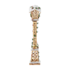 LANTERNĂ DECORATIVĂ DIN lemn, BRONZ, LED 18 x 18 x 100 CM *5256