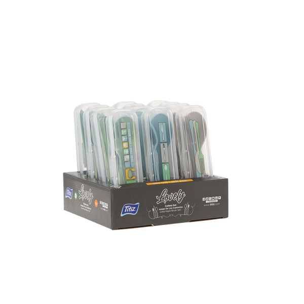 PLASTIC CUTLERY (SPOON + FORK + KNIFE)