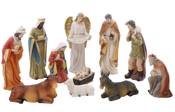 Set de figurine de Crăciun 11 buc. 70 cm rășină *3353