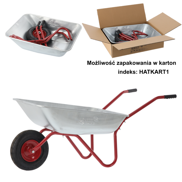 TACZKA - POJEMNOŚĆ ZASYPOWA 120L 