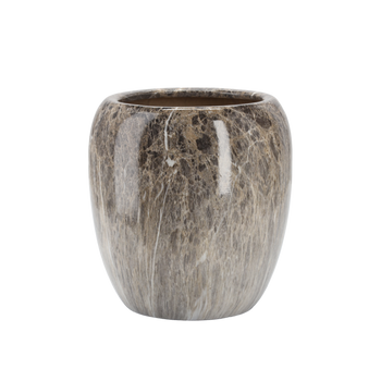 KERAMICKÝ KRYT NA POTS 31 x 31 x 35 CM MARMOROVÝ EFEKT *5528