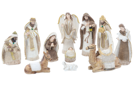 SET. 11 FIGURI DE CRĂCIUN PENTRU 31 CM polyresin *2492