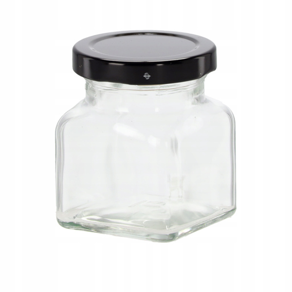 SET 24 BORCANE PATRATE 120 ML FI 53 + SET 120 ETICHETE CU CONDIMENTE ZGRZ=24 BUC *6612