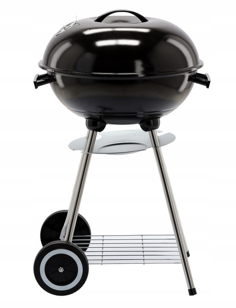 KETTLE CHARCOAL GRILL WITH LID AND WHEELS 46 x 44 x 71 CM