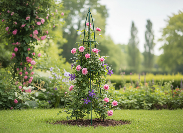 PERGOLA OGRODOWA PIRAMIDA  31 x 31 x 200 CM (+ KOTWY)