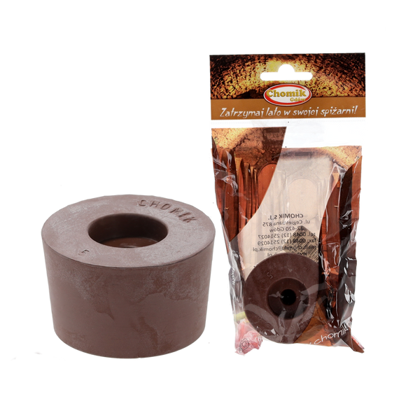 RUBBER STOPPER NO. 5 - ON HOLDER