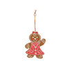 CHRISTMAS DECORATION - GINGERBREAD MIX DESIGNS 8.5 x 11.5 CM