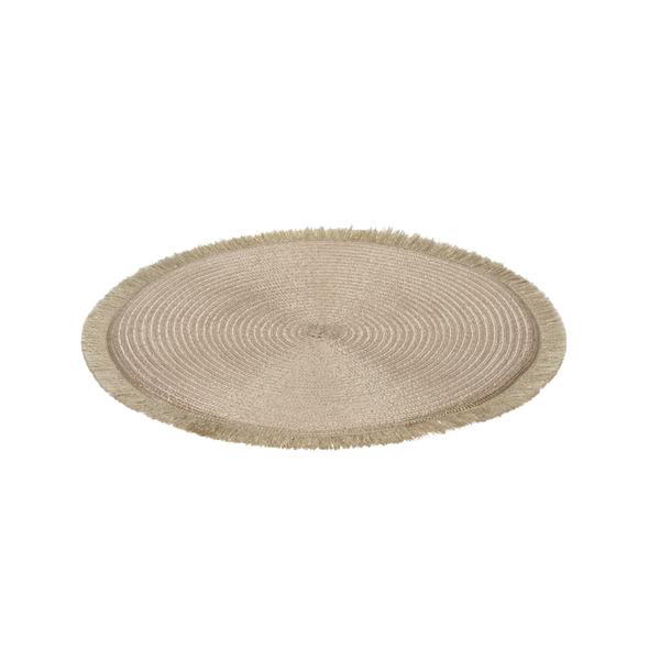 MATA STOŁOWA Z TKANINY 35CM ZŁOTA*8622