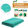PLANDEKA 16 X 12 M (+/- 5%) 70GSM 3%UV ZIELONA *7026