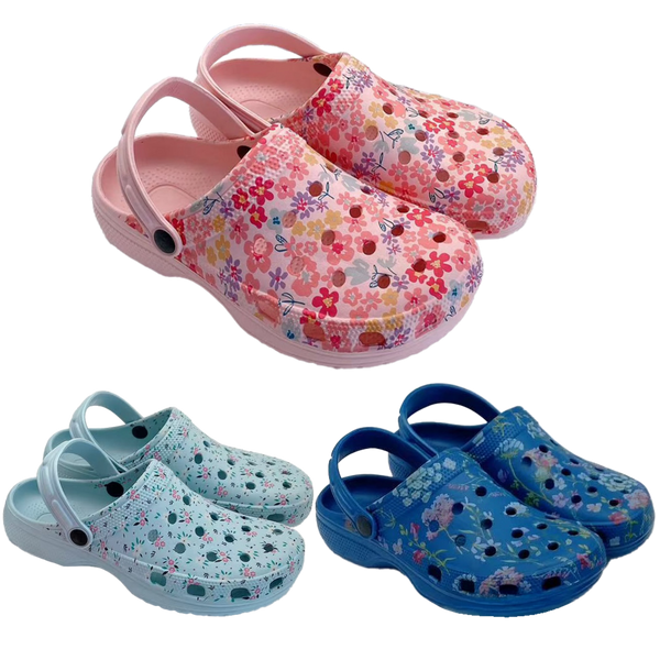 GARDEN FLOPS SIZE 36-41 FLOWERS