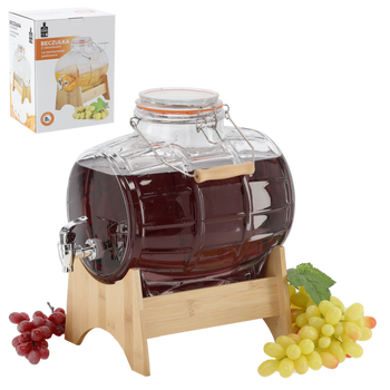 8L GLASS BEVERAGE DISPENSER