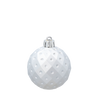 SET OF 6 BAUBLES 6 CM RED/GOLD/SILVER (TUBE)