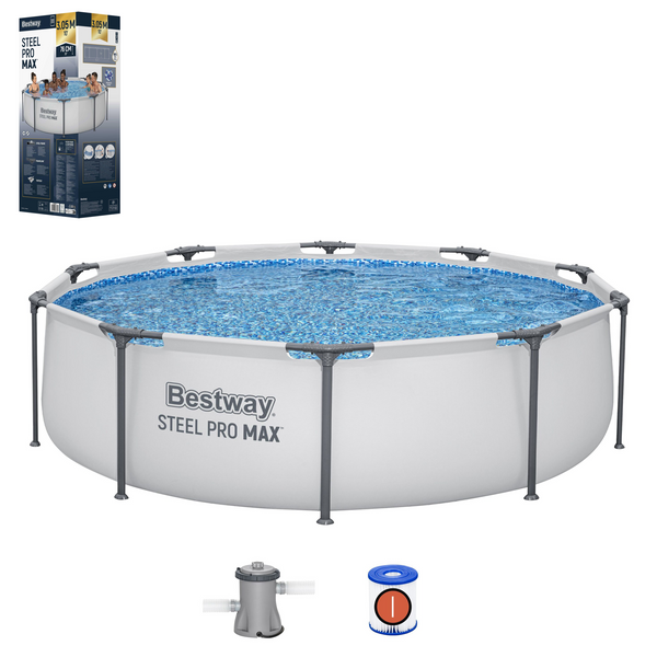 Steel Pro® MAX™ 10' x 30"/3.05m x 76cm Pool Set