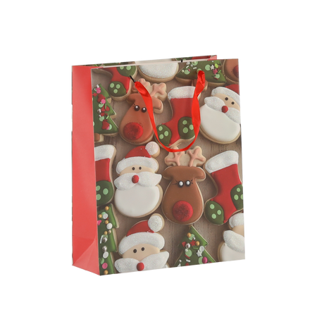 CHRISTMAS GIFT BAG XMAS 18 x 24 x 8 CM