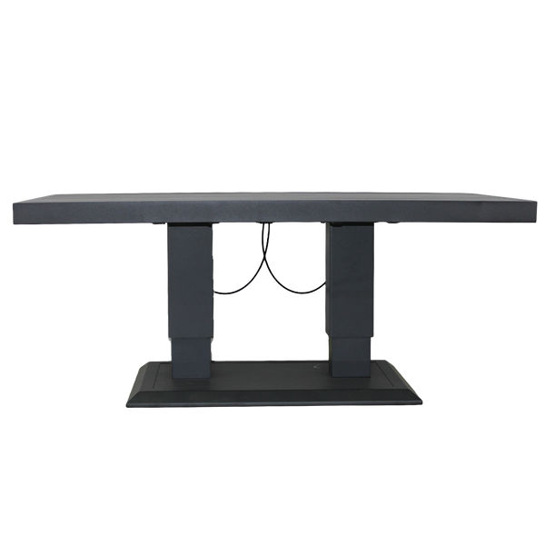 SET DE MOBILĂ DIN ALUMINIU (CANAPEA PE COLȚ + PUFA + MESA) GRI + PERNE GRI *9422