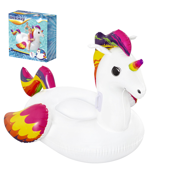 Bestway® 61" x 47"/1.55m x 1.19m Fantasy Unicorn Ride-On
