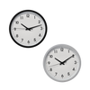 ZEGAR WISZĄCY OKRĄGŁY 22 x 22 x 3,8 CM BIAŁY/CZARNY *4627