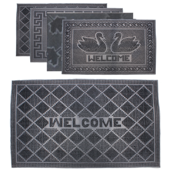 RECTANGULAR RUBBER DOORMAT 40X60