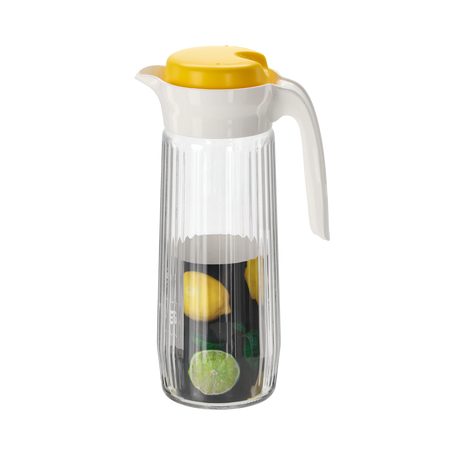 Džbán 1500 ML sklenený s pokrievkou *0172
