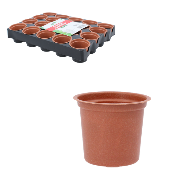 SET OF 20 SEEDLING POTS DIAMETER 6 CM